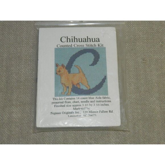 Chihuahua‎ Counted Cross Stitch Kit by Pegasus Originals, Inc - Picture 1 of 6